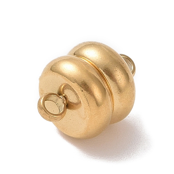 PandaHall Ion Plating(IP) 304 Stainless Steel Magnetic Clasps with Loops, Rondelle, Golden, 10.5mm, Hole: 1.4mm. 304 Stainless Steel...
PandaHall Ion Plating(IP) 304 Stainless Steel Magnetic Clasps with Loops, Rondelle, Golden, 10.5mm, Hole: 1.4mm. 304 Stainless Steel...