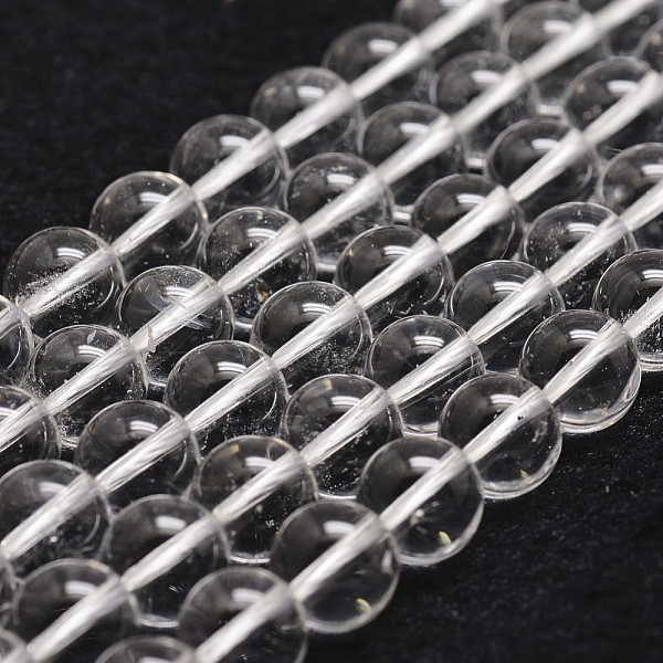 PandaHall Natural Quartz Crystal Beads Strands, Rock Crystal Beads, Round, Grade A, Clear, 6mm, Hole: 1mm, about 61pcs/strand, 14.9...
PandaHall Natural Quartz Crystal Beads Strands, Rock Crystal Beads, Round, Grade A, Clear, 6mm, Hole: 1mm, about 61pcs/strand, 14.9...