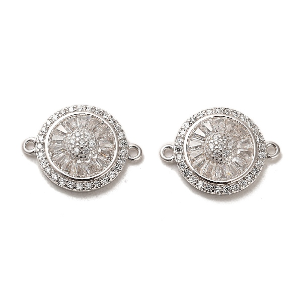PandaHall 925 Sterling Silver Connector Charms, with Clear Cubic Zirconia, Flat Round with 925 Stamp, Real Platinum Plated, 13x17x4mm, Hole...
PandaHall 925 Sterling Silver Connector Charms, with Clear Cubic Zirconia, Flat Round with 925 Stamp, Real Platinum Plated, 13x17x4mm, Hole...