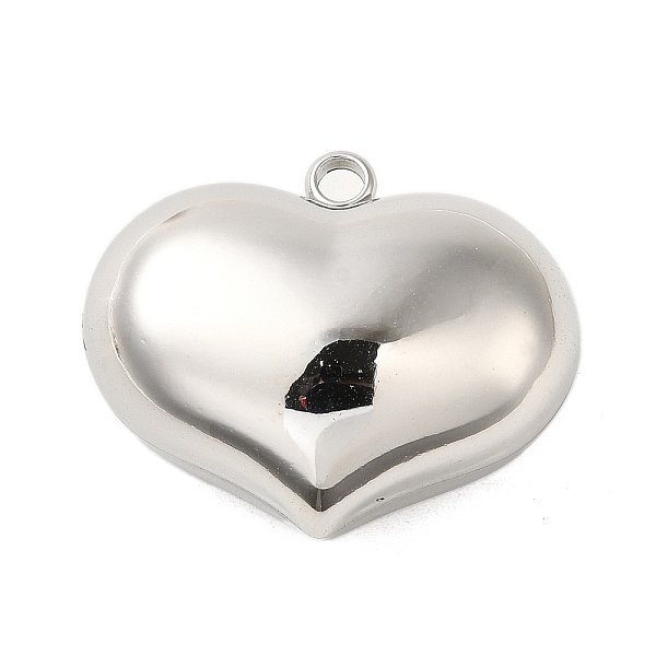 PandaHall 304 Stainless Steel Pendants, Heart Charm, Stainless Steel Color, 25.5x30x15mm, Hole: 2.5mm 304 Stainless Steel Heart
PandaHall 304 Stainless Steel Pendants, Heart Charm, Stainless Steel Color, 25.5x30x15mm, Hole: 2.5mm 304 Stainless Steel Heart