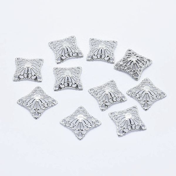 PandaHall Brass Bead Cap, Long-Lasting Plated, Real Platinum Plated, Nickel Free, Square, 14.5x15x4mm, Hole: 2mm Brass
PandaHall Brass Bead Cap, Long-Lasting Plated, Real Platinum Plated, Nickel Free, Square, 14.5x15x4mm, Hole: 2mm Brass