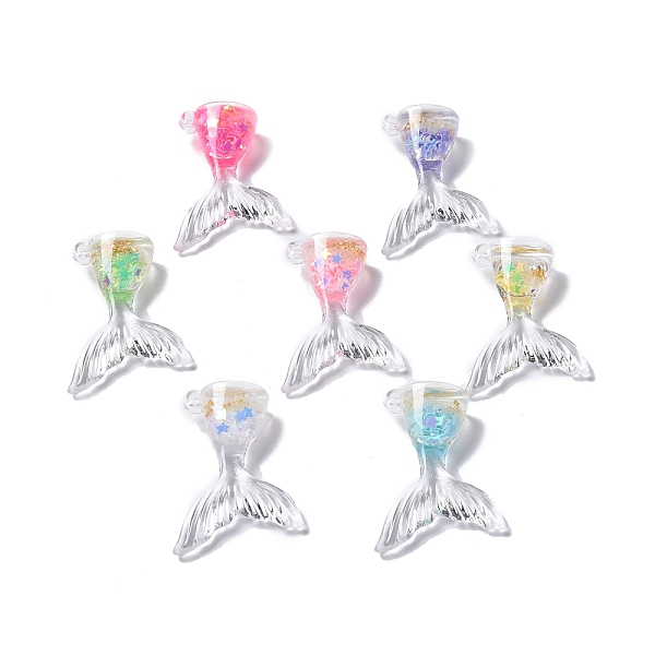 PandaHall Luminous Translucent Resin Pendants, with Gold Foil, Glow in the Dark Fish Tail Charm, Mixed Color, 38x26x10mm, Hole: 1.8mm Resin..., Multicolor
PandaHall Luminous Translucent Resin Pendants, with Gold Foil, Glow in the Dark Fish Tail Charm, Mixed Color, 38x26x10mm, Hole: 1.8mm Resin..., Multicolor