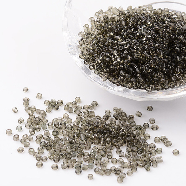 PandaHall 12/0 Glass Seed Beads, Transparent, Round, Gray, 2mm, Hole: 1mm, about 3100pcs/50g Glass Gray
PandaHall 12/0 Glass Seed Beads, Transparent, Round, Gray, 2mm, Hole: 1mm, about 3100pcs/50g Glass Gray