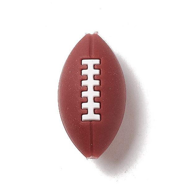 PandaHall Silicone Focal Beads, Rugby, Brown, 26x14x13mm, Hole: 3mm Silicone Sports Brown
PandaHall Silicone Focal Beads, Rugby, Brown, 26x14x13mm, Hole: 3mm Silicone Sports Brown