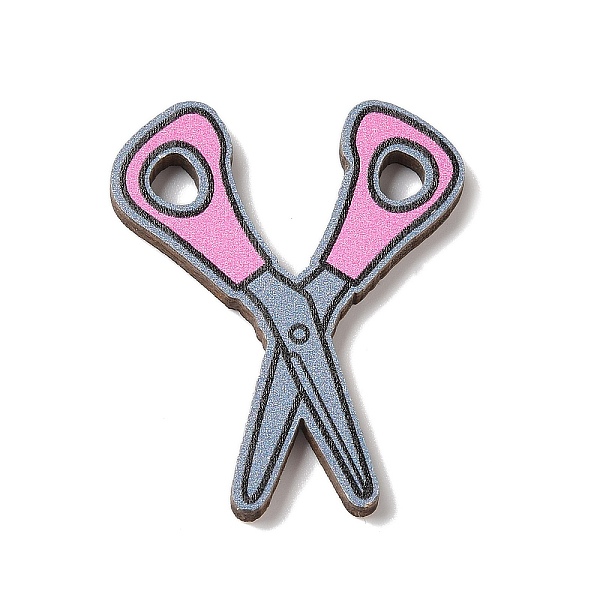 PandaHall Color Printing Wood Pendants, Stationery, Scissor, 35x29x2.5mm, Hole: 4mm Wood Tool Pink
PandaHall Color Printing Wood Pendants, Stationery, Scissor, 35x29x2.5mm, Hole: 4mm Wood Tool Pink