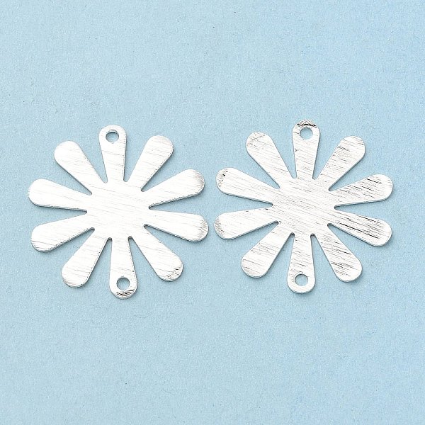 PandaHall Brass Connector Charms, Cadmium Free & Lead Free, Flower Links, 925 Sterling Silver Plated, 18x17x1mm, Hole: 1.2mm Brass Flower
PandaHall Brass Connector Charms, Cadmium Free & Lead Free, Flower Links, 925 Sterling Silver Plated, 18x17x1mm, Hole: 1.2mm Brass Flower
