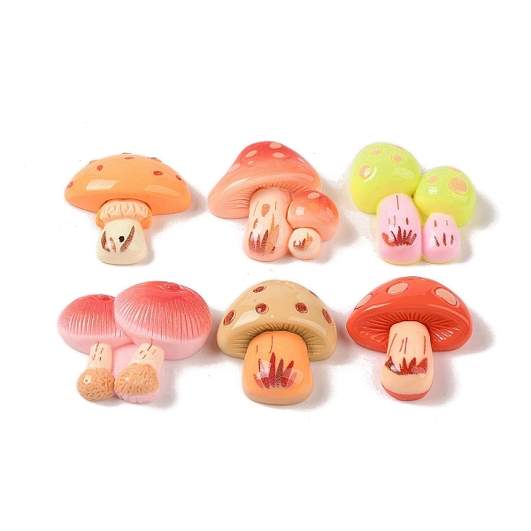 PandaHall Opaque Resin Decoden Cabochons, Mushroom, Mixed Color, 26~29x25~27x10~10.5mm Resin Mushroom Multicolor
PandaHall Opaque Resin Decoden Cabochons, Mushroom, Mixed Color, 26~29x25~27x10~10.5mm Resin Mushroom Multicolor