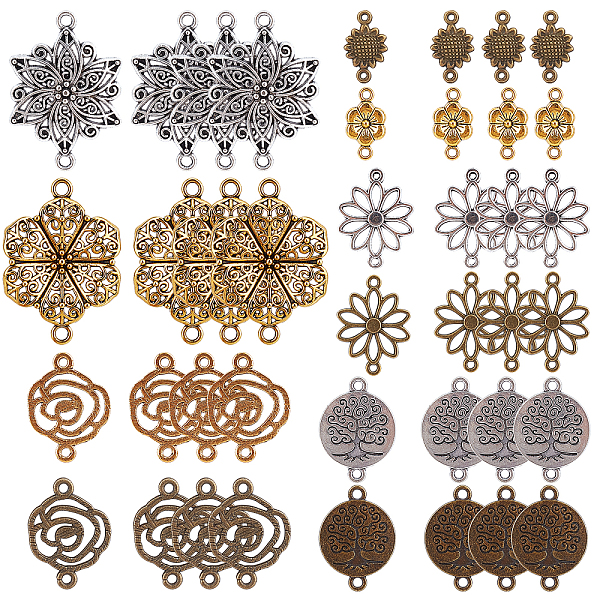 PandaHall SUNNYCLUE 1 Box 60Pcs 10 Styles Filigree Connectors Charms Gold Filigree Connectors Tibetan Style Silver Bronze Metal Filigree...
PandaHall SUNNYCLUE 1 Box 60Pcs 10 Styles Filigree Connectors Charms Gold Filigree Connectors Tibetan Style Silver Bronze Metal Filigree...