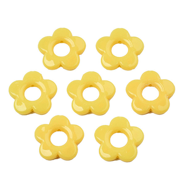 PandaHall Opaque Acrylic Bead Frames, Flower, Yellow, 19x20x3.5mm, Hole: 1.6mm, Inner Diameter: 6.5mm, about 632pcs/500g Acrylic Flower...
PandaHall Opaque Acrylic Bead Frames, Flower, Yellow, 19x20x3.5mm, Hole: 1.6mm, Inner Diameter: 6.5mm, about 632pcs/500g Acrylic Flower...