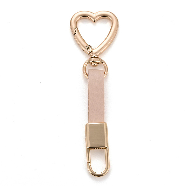 PandaHall PU Leather Keychains, with Light Gold Alloy Finding, Heart, Wheat, 10.2cm Alloy Heart Orange
PandaHall PU Leather Keychains, with Light Gold Alloy Finding, Heart, Wheat, 10.2cm Alloy Heart Orange
