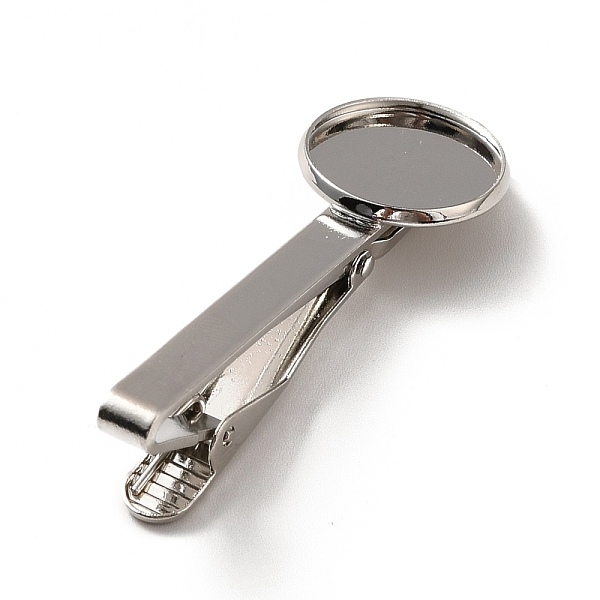 PandaHall Brass Tie Clip Cabochon Settings, Platinum, 54x17.5x13.5mm, Tray: 16.1mm Brass Others
PandaHall Brass Tie Clip Cabochon Settings, Platinum, 54x17.5x13.5mm, Tray: 16.1mm Brass Others