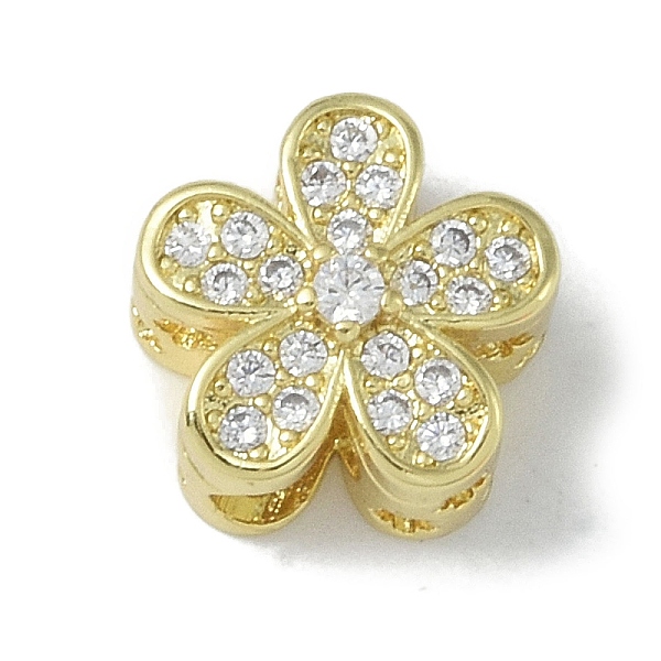 PandaHall Rack Plating Brass Micro Pave Clear Cubic Zirconia Beads, Long-Lasting Plated, Lead Free & Cadmium Free, Flower, Real 18K Gold...
PandaHall Rack Plating Brass Micro Pave Clear Cubic Zirconia Beads, Long-Lasting Plated, Lead Free & Cadmium Free, Flower, Real 18K Gold...