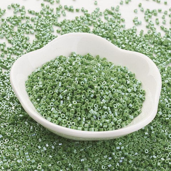 PandaHall TOHO Japanese Seed Beads, 11/0, Two Cut Hexagon, (130) Opaque Luster Mint Green, 2x2mm, Hole: 0.6mm, about 44000pcs/pound Glass...
PandaHall TOHO Japanese Seed Beads, 11/0, Two Cut Hexagon, (130) Opaque Luster Mint Green, 2x2mm, Hole: 0.6mm, about 44000pcs/pound Glass...