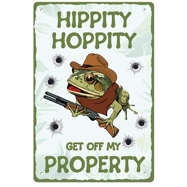 PandaHall Vintage Metal Tin Sign, Iron Wall Decor for Bars, Restaurants, Cafes Pubs, Rectangle, Frog, 300x200x0.5mm Iron Frog
PandaHall Vintage Metal Tin Sign, Iron Wall Decor for Bars, Restaurants, Cafes Pubs, Rectangle, Frog, 300x200x0.5mm Iron Frog