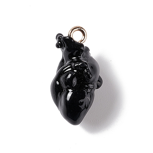 PandaHall Transparent Resin Pendants, Anatomical Heart Charms, with Golden Plated Iron Loops, Black, 20.5~21.5x11.5x11mm, Hole: 2mm...
PandaHall Transparent Resin Pendants, Anatomical Heart Charms, with Golden Plated Iron Loops, Black, 20.5~21.5x11.5x11mm, Hole: 2mm...