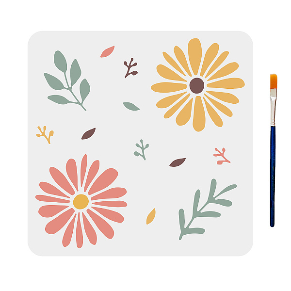 PandaHall MAYJOYDIY Daisy Stencil Daisy Flower Stencils Daisy and Leaves Pattern Floral Drawing Paint Reusable 11.8×11.8inch with Paint...
PandaHall MAYJOYDIY Daisy Stencil Daisy Flower Stencils Daisy and Leaves Pattern Floral Drawing Paint Reusable 11.8×11.8inch with Paint...