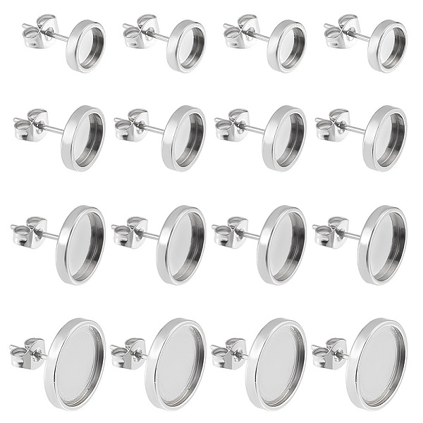 PandaHall Beebeecraft 1 Box 40Pcs Stainless Steel Earring Studs Cabochon Setting Post Cup with Blank Flat Round Bezel Tray 6/8/10/12mm...
PandaHall Beebeecraft 1 Box 40Pcs Stainless Steel Earring Studs Cabochon Setting Post Cup with Blank Flat Round Bezel Tray 6/8/10/12mm...