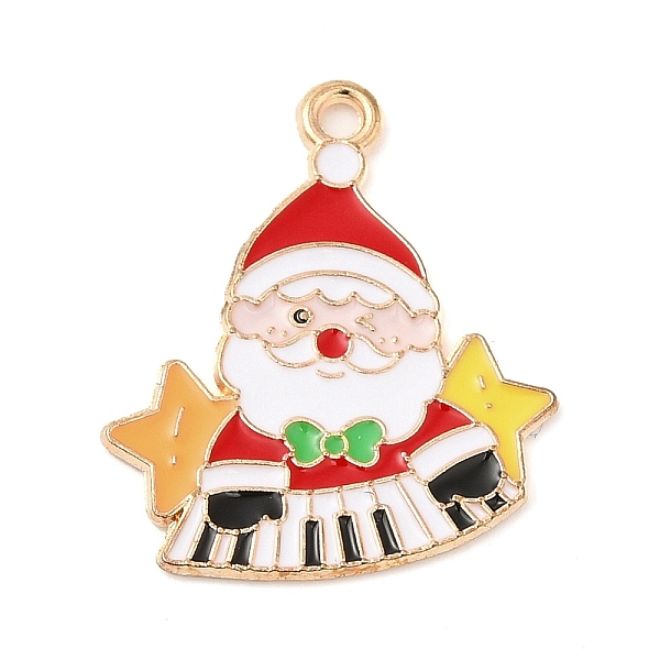 PandaHall Christmas Theme Alloy Enamel Pendants, Light Gold, Santa Claus, 25x21x1mm, Hole: 1.6mm Alloy+Enamel Santa Claus
PandaHall Christmas Theme Alloy Enamel Pendants, Light Gold, Santa Claus, 25x21x1mm, Hole: 1.6mm Alloy+Enamel Santa Claus