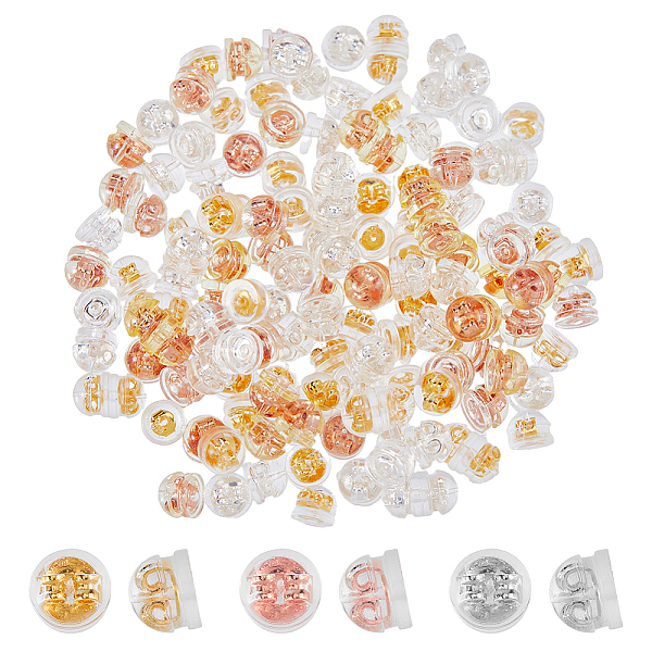 PandaHall DICOSMETIC 150Pcs Silicone Ear Backs 3 Colors Half Round Earring Back with Brass Findings Comfortable Earring Safety Backs Rubber...
PandaHall DICOSMETIC 150Pcs Silicone Ear Backs 3 Colors Half Round Earring Back with Brass Findings Comfortable Earring Safety Backs Rubber...