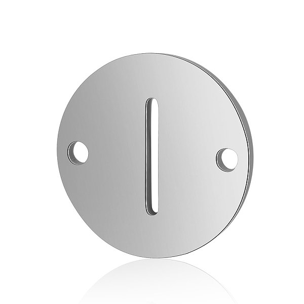 PandaHall Titanium Steel Links connectors, Flat Round with Letter, Stainless Steel Color, Letter.I, 12x0.8mm, Hole: 0.8mm Titanium Steel...
PandaHall Titanium Steel Links connectors, Flat Round with Letter, Stainless Steel Color, Letter.I, 12x0.8mm, Hole: 0.8mm Titanium Steel...