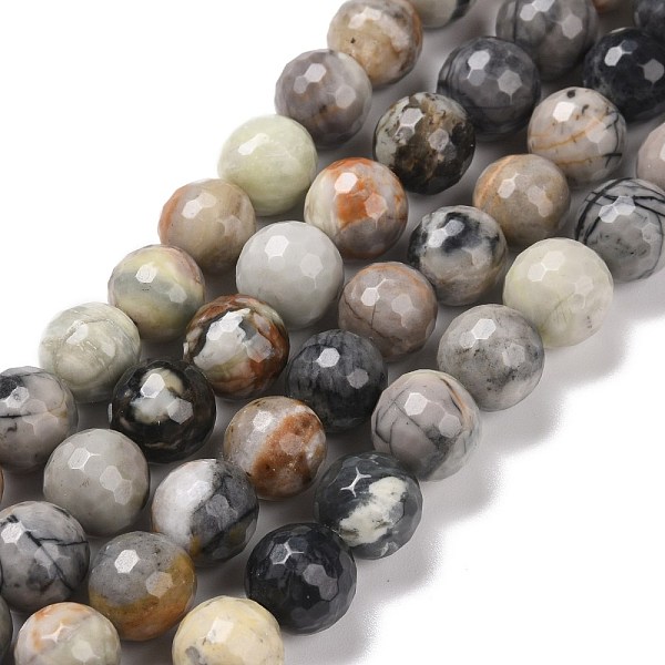 PandaHall Natural Polychrome Jasper/Picasso Stone/Picasso Jasper Bead Strands, Faceted(128 Facets), Round, 10mm, Hole: 1.2mm, about...
PandaHall Natural Polychrome Jasper/Picasso Stone/Picasso Jasper Bead Strands, Faceted(128 Facets), Round, 10mm, Hole: 1.2mm, about...