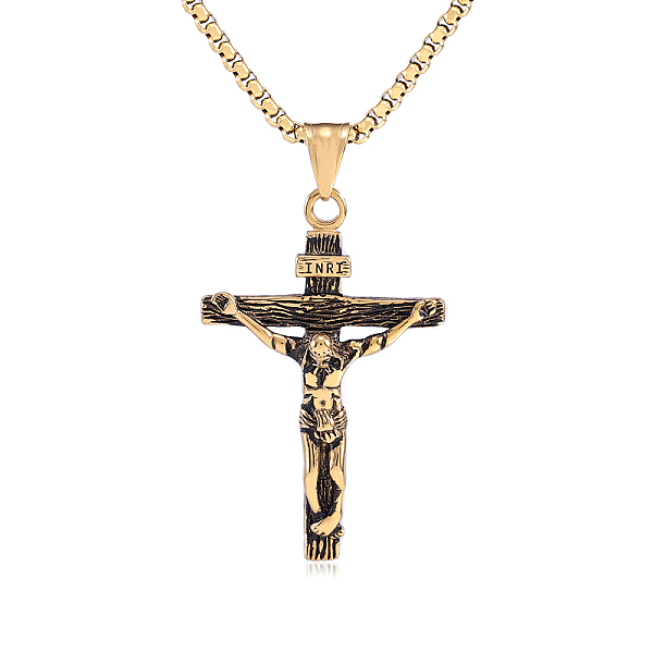 PandaHall Cross Pendant Necklace with Jesus Crucifix Religious Necklace Sacrosanct Charm Neck Chain Jewelry Gift for Birthday Easter...
PandaHall Cross Pendant Necklace with Jesus Crucifix Religious Necklace Sacrosanct Charm Neck Chain Jewelry Gift for Birthday Easter...