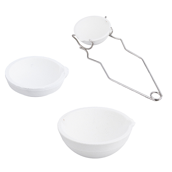 PandaHall SUPERFINDINGS Ceramic Torch Crucible Dish Cup Set 1PC Whip Tongs Handle with 3 Sizes Melting Quartz Crucibles Melting Dish..., White
PandaHall SUPERFINDINGS Ceramic Torch Crucible Dish Cup Set 1PC Whip Tongs Handle with 3 Sizes Melting Quartz Crucibles Melting Dish..., White