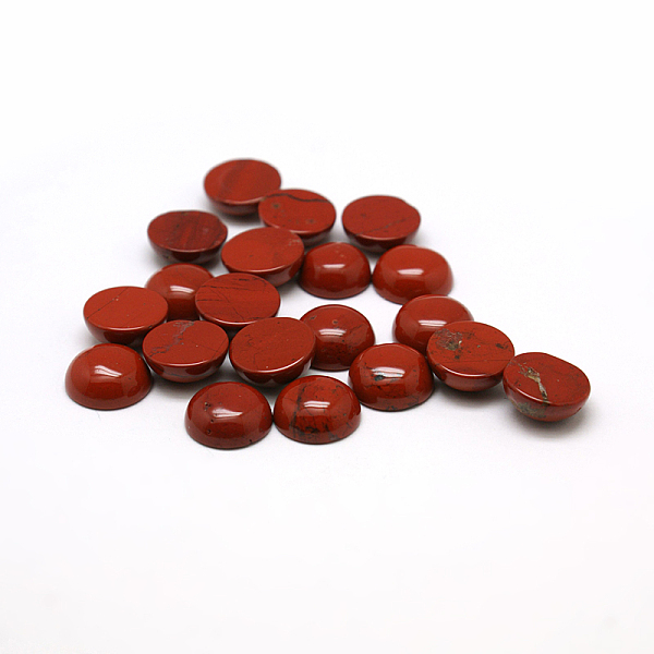 PandaHall Natural Red Jasper Cabochons, Half Round/Dome, 10x4~5mm Red Jasper Half Round
PandaHall Natural Red Jasper Cabochons, Half Round/Dome, 10x4~5mm Red Jasper Half Round