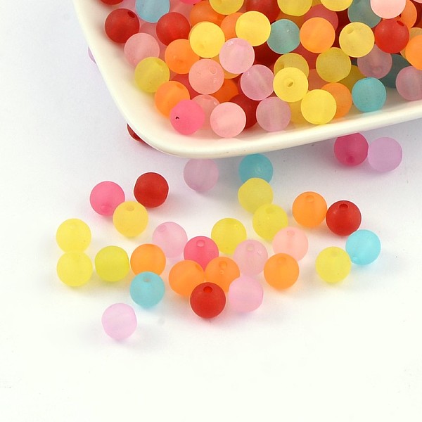 PandaHall Transparent Acrylic Ball Beads, Frosted Style, Round, Mixed Color, 8mm, Hole: 2mm, about 1892pcs/500g Acrylic Round Multicolor
PandaHall Transparent Acrylic Ball Beads, Frosted Style, Round, Mixed Color, 8mm, Hole: 2mm, about 1892pcs/500g Acrylic Round Multicolor