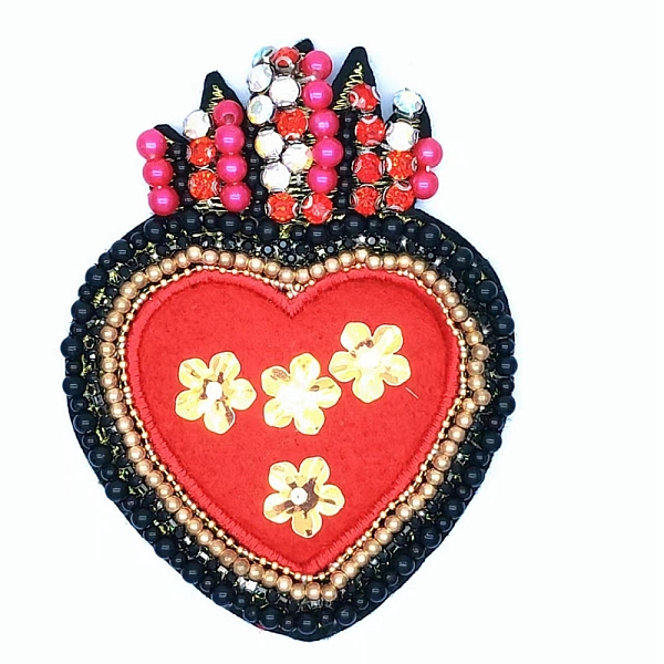PandaHall Heart Beading Costume Accessories, for Valentine's Day, Red, 117x90mm Cloth Heart Red
PandaHall Heart Beading Costume Accessories, for Valentine's Day, Red, 117x90mm Cloth Heart Red
