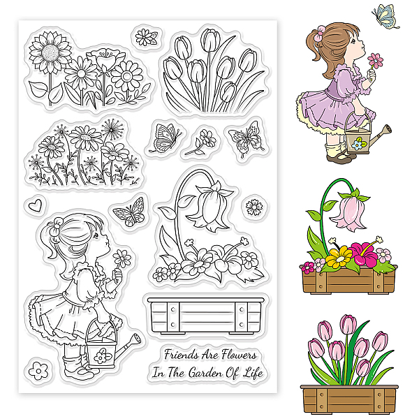 PandaHall GLOBLELAND Flowers Garden Clear Stamps Tulips Sunflowers Dandelions Silicone Clear Stamp Seals for Cards Making DIY Scrapbooking...
PandaHall GLOBLELAND Flowers Garden Clear Stamps Tulips Sunflowers Dandelions Silicone Clear Stamp Seals for Cards Making DIY Scrapbooking...