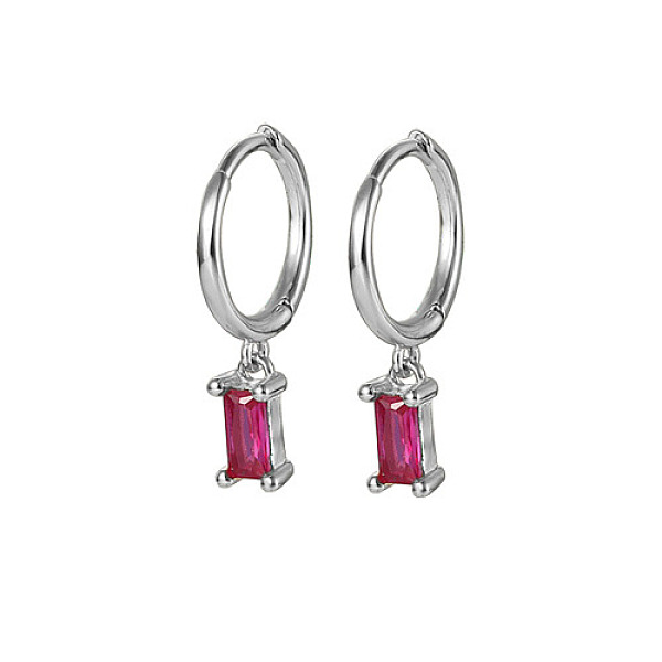 PandaHall Platinum Rhodium Plated 925 Sterling Silver Dangle Hoop Earrings for Women, Rectangle, Fuchsia, 19.8mm Sterling Silver Rectangle..., Pink
PandaHall Platinum Rhodium Plated 925 Sterling Silver Dangle Hoop Earrings for Women, Rectangle, Fuchsia, 19.8mm Sterling Silver Rectangle..., Pink