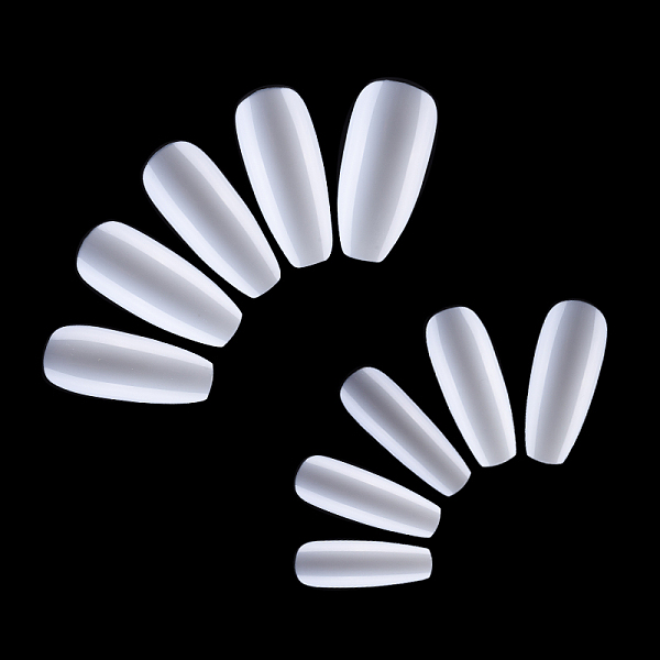 PandaHall ABS Plastic Seamless False Nail Tips, Practice Manicure Nail Art Tool, Creamy White, 23~31x7.5~14mm, 600pcs/bag Plastic
PandaHall ABS Plastic Seamless False Nail Tips, Practice Manicure Nail Art Tool, Creamy White, 23~31x7.5~14mm, 600pcs/bag Plastic
