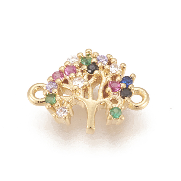 PandaHall Brass Micro Pave Cubic Zirconia Links, Long-Lasting Plated, Lead Free & Cadmium Free & Nickel Free, Tree of Life, Colorful, Real...
PandaHall Brass Micro Pave Cubic Zirconia Links, Long-Lasting Plated, Lead Free & Cadmium Free & Nickel Free, Tree of Life, Colorful, Real...