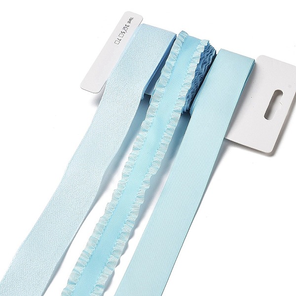 PandaHall 9 Yards 3 Styles Polyester Ribbon, for DIY Handmade Craft, Hair Bowknots and Gift Decoration, Sky Blue Color Palette, Light Sky...
PandaHall 9 Yards 3 Styles Polyester Ribbon, for DIY Handmade Craft, Hair Bowknots and Gift Decoration, Sky Blue Color Palette, Light Sky...