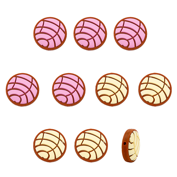PandaHall CHGCRAFT 10Pcs 2Colors Cartoon Concha Bread Shape Silicone Beads for DIY Necklaces Bracelet Keychain Making Handmade Crafts, Mixed..., Multicolor
PandaHall CHGCRAFT 10Pcs 2Colors Cartoon Concha Bread Shape Silicone Beads for DIY Necklaces Bracelet Keychain Making Handmade Crafts, Mixed..., Multicolor