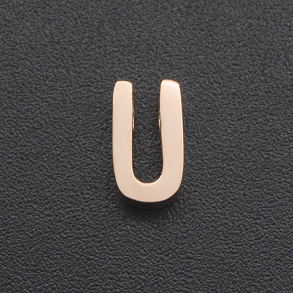 PandaHall 201 Stainless Steel Charms, for Simple Necklaces Making, Laser Cut, Letter, Rose Gold, Letter.U, 8x4.5x3mm, Hole: 1.8mm 201...
PandaHall 201 Stainless Steel Charms, for Simple Necklaces Making, Laser Cut, Letter, Rose Gold, Letter.U, 8x4.5x3mm, Hole: 1.8mm 201...