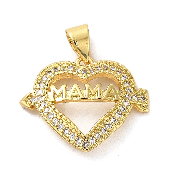 PandaHall Mother's Day Brass Micro Pave Clear Cubic Zirconia Pendants, Heart, Real 16K Gold Plated, 15.5x19.5x3.5mm, Hole: 4.5x3.5mm...
PandaHall Mother's Day Brass Micro Pave Clear Cubic Zirconia Pendants, Heart, Real 16K Gold Plated, 15.5x19.5x3.5mm, Hole: 4.5x3.5mm...