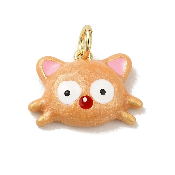 PandaHall Rack Plating Brass Enamel Pendants, with Jump Ring, Long-Lasting Plated, Lead Free & Cadmium Free, Cat Charm, Real 18K Gold Plated...
PandaHall Rack Plating Brass Enamel Pendants, with Jump Ring, Long-Lasting Plated, Lead Free & Cadmium Free, Cat Charm, Real 18K Gold Plated...