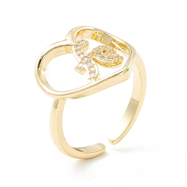 PandaHall Clear Cubic Zirconia Heart with Rose Cuff Ring, Wide Hollow Open Ring for Women, Cadmium Free & Lead Free, Real 18K Gold Plated...
PandaHall Clear Cubic Zirconia Heart with Rose Cuff Ring, Wide Hollow Open Ring for Women, Cadmium Free & Lead Free, Real 18K Gold Plated...