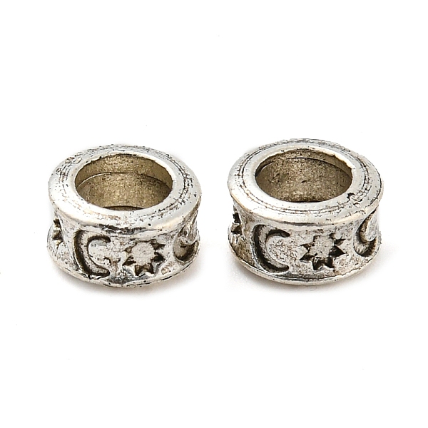 PandaHall Rack Plating Tibetan Style Alloy Spacer Beads, Flat Round, Antique Silver, 8x5mm, Hole: 5mm Alloy Flat Round
PandaHall Rack Plating Tibetan Style Alloy Spacer Beads, Flat Round, Antique Silver, 8x5mm, Hole: 5mm Alloy Flat Round
