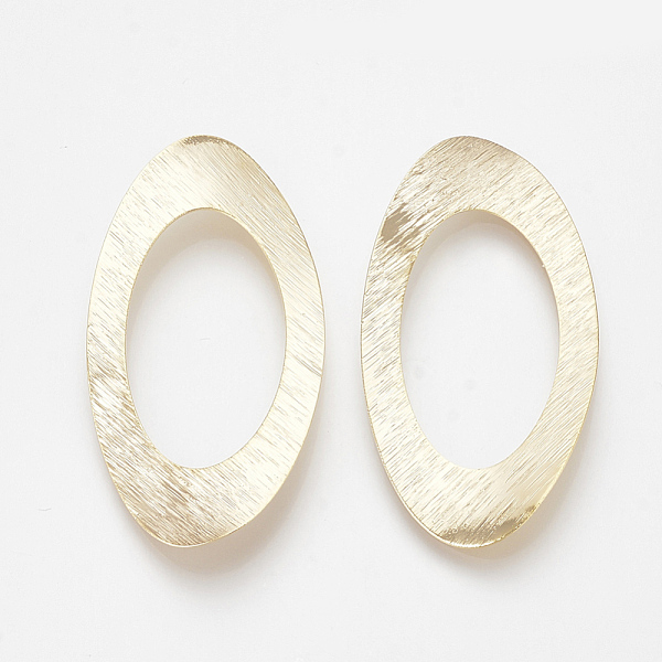 PandaHall Brass Linking Rings, Oval, Nickel Free, Real 18K Gold Plated, 45x23x1mm, Inner Measure: 29x15mm Brass Oval
PandaHall Brass Linking Rings, Oval, Nickel Free, Real 18K Gold Plated, 45x23x1mm, Inner Measure: 29x15mm Brass Oval