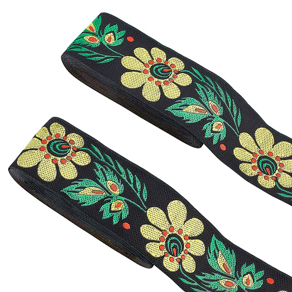 PandaHall Ethnic Style Flower Pattern Polyester Ribbon, Clothing Accessories, Black, 2 inch(50mm), about 7.66 Yards(7m)/pc Polyester Flower...
PandaHall Ethnic Style Flower Pattern Polyester Ribbon, Clothing Accessories, Black, 2 inch(50mm), about 7.66 Yards(7m)/pc Polyester Flower...