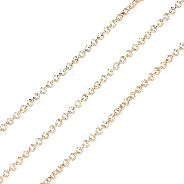 PandaHall Brass Cable Chains, Soldered, Real 14K Gold Filled Chains, Real 14K Gold Plated, Link: 1.7x1.6x0.4mm Brass
PandaHall Brass Cable Chains, Soldered, Real 14K Gold Filled Chains, Real 14K Gold Plated, Link: 1.7x1.6x0.4mm Brass