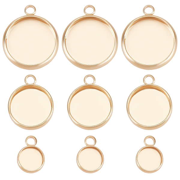 PandaHall Beebeecraft 24Pcs 3 Size Round Blank Bezel Pendant Trays 18K Gold Plated Cabochon Base Settings Pendant Tray Charms for DIY...
PandaHall Beebeecraft 24Pcs 3 Size Round Blank Bezel Pendant Trays 18K Gold Plated Cabochon Base Settings Pendant Tray Charms for DIY...