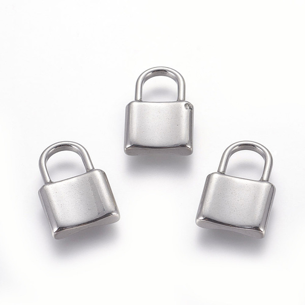 PandaHall 304 Stainless Steel Pendants, Padlock, Stainless Steel Color, 22.5x15x4mm, Hole: 7.5x8mm 304 Stainless Steel Lock
PandaHall 304 Stainless Steel Pendants, Padlock, Stainless Steel Color, 22.5x15x4mm, Hole: 7.5x8mm 304 Stainless Steel Lock