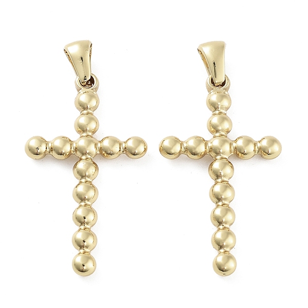 PandaHall 304 Stainless Steel Pendants, Cross Charm, Golden, 33x18x3mm, Hole: 5x3mm 304 Stainless Steel Cross
PandaHall 304 Stainless Steel Pendants, Cross Charm, Golden, 33x18x3mm, Hole: 5x3mm 304 Stainless Steel Cross