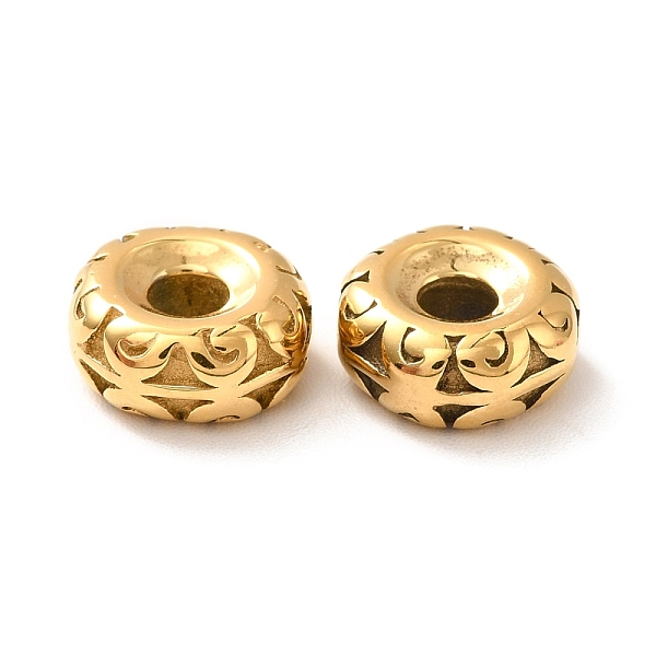 PandaHall Ion Plating(IP) 316 Stainless Steel Beads, Rondelle, Golden, 9.5x4mm, Hole: 3mm 316 Surgical Stainless Steel Rondelle
PandaHall Ion Plating(IP) 316 Stainless Steel Beads, Rondelle, Golden, 9.5x4mm, Hole: 3mm 316 Surgical Stainless Steel Rondelle