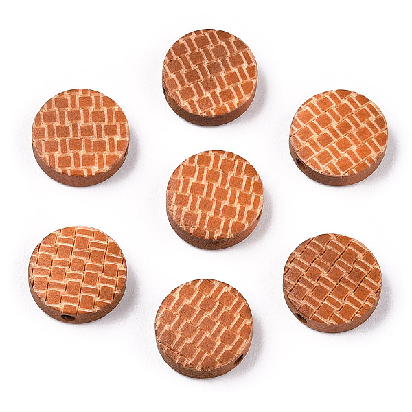PandaHall Painted Natural Wood Beads, Laser Engraved Pattern, Flat Round, Chocolate, 15x5mm, Hole: 1.8mm Schima Wood Flat Round Brown
PandaHall Painted Natural Wood Beads, Laser Engraved Pattern, Flat Round, Chocolate, 15x5mm, Hole: 1.8mm Schima Wood Flat Round Brown