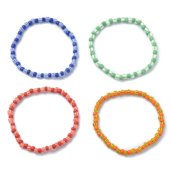 PandaHall Glass Seed Beaded Stretch Bracelets, Mixed Color, Inner Diameter: 2 inch(5.2cm) Seed Beads Multicolor
PandaHall Glass Seed Beaded Stretch Bracelets, Mixed Color, Inner Diameter: 2 inch(5.2cm) Seed Beads Multicolor